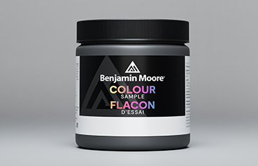 A Benjamin Moore® 236 ml colour sample.